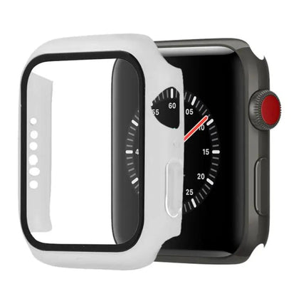Shockproof PC Tempered Glass Case For Apple Watch 44mm Orange