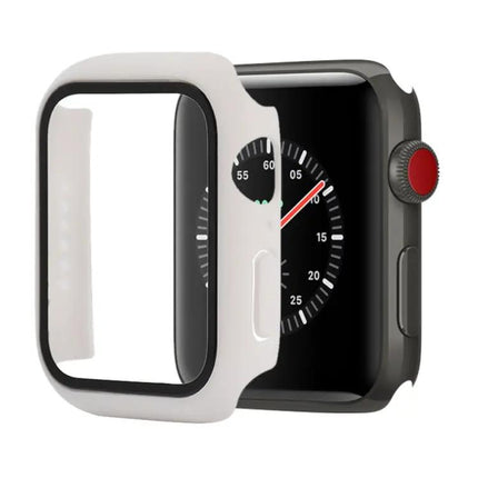 Shockproof PC Tempered Glass Case For Apple Watch 44mm Orange