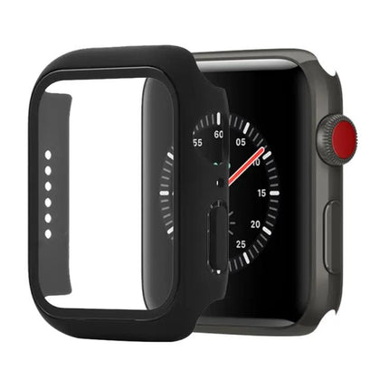 Shockproof PC Tempered Glass Case For Apple Watch 44mm Orange