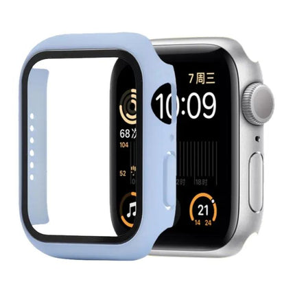 Shockproof PC Tempered Glass Case For Apple Watch 44mm Orange