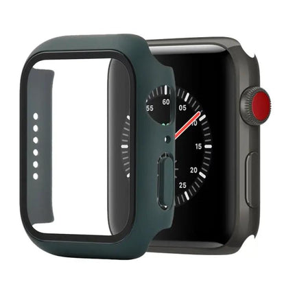 Apple Watch 44mm Protective Case Orange PC Tempered Glass