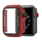 For Apple Watch Series 3 & 2 & 1 38mm / Red Wine