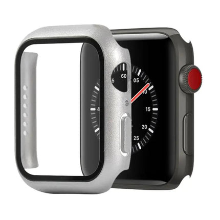 Apple Watch 44mm Protective Case Orange PC Tempered Glass