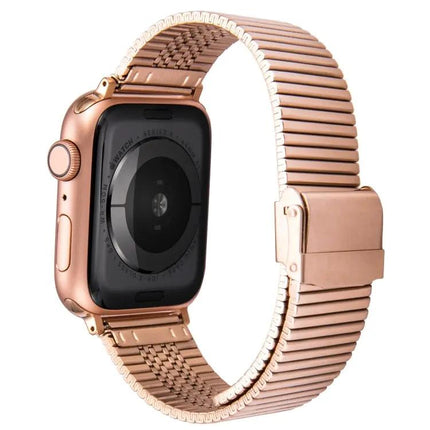 Stainless Steel Apple Watch Band Adjustable 38-45mm
