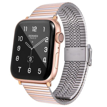Stainless Steel Apple Watch Band Adjustable 38-45mm