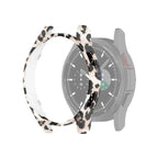For Samsung Galaxy Watch4 Classic 42mm / Black Leopard Print