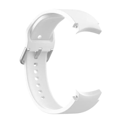 Silicone Watch Band Silver Buckle For Galaxy Watch 40/44mm