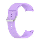 Silver Round Buckle / Purple