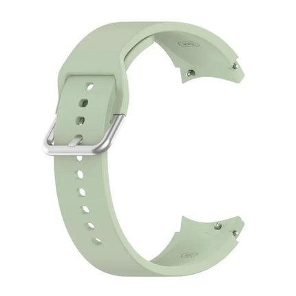 Silicone Watch Band Silver Buckle For Galaxy Watch 40/44mm