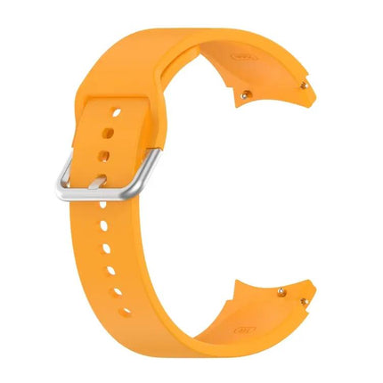 Silicone Watch Band Silver Buckle For Galaxy Watch 40/44mm