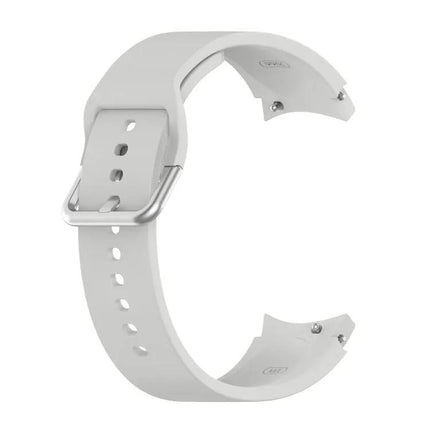 Silicone Watch Band Silver Buckle For Galaxy Watch 40/44mm