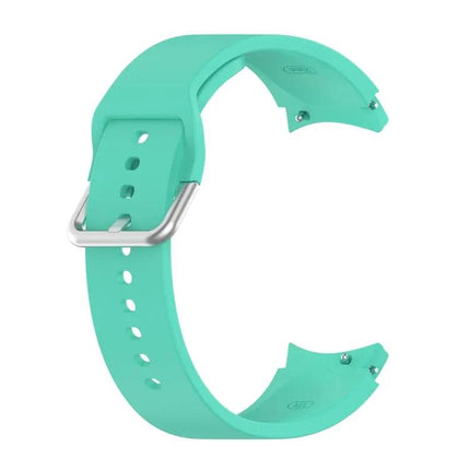 Silicone Watch Band Silver Buckle For Galaxy Watch 40/44mm