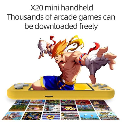 Compact X20 Mini Handheld Game Console for Classic Games Play