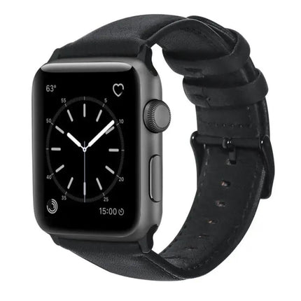 Oil Wax Genuine Leather Apple Watch Strap 38/40/41mm