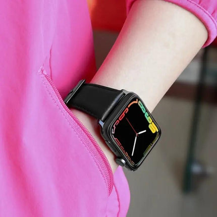 Oil Wax Genuine Leather Apple Watch Strap 38/40/41mm