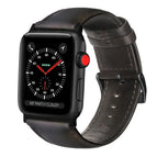 For Apple Watch Series 7 41mm / 6 & SE & 5 & 4 40mm / 3 & 2 & 1 38mm / Dark Brown