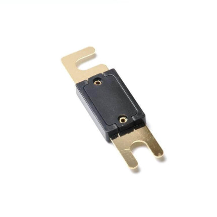 Gold Plated Large Forkbolt ANL Fuse For Auto Audio Systems - 150A gold-plated terminals, bakelite body, zinc alloy components for car boat truck audio protection