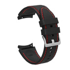 For Samsung Galaxy Watch4 / Watch4 Classic / Black Red