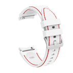 For Samsung Galaxy Watch4 / Watch4 Classic / White Red