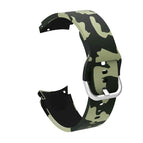 For Samsung Galaxy Watch4 / Watch4 Classic / Camouflage Green