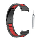 For Samsung Galaxy Watch4 / Watch4 Classic / Black Red