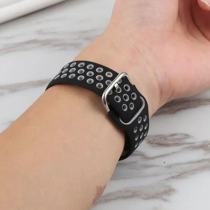 Silicone Strap Case For Apple Watch 38mm Series 3/2/1