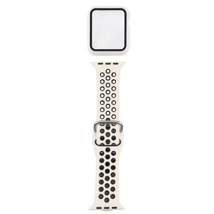 Silicone Strap Case Screen Guard Set for Apple Watch 40mm