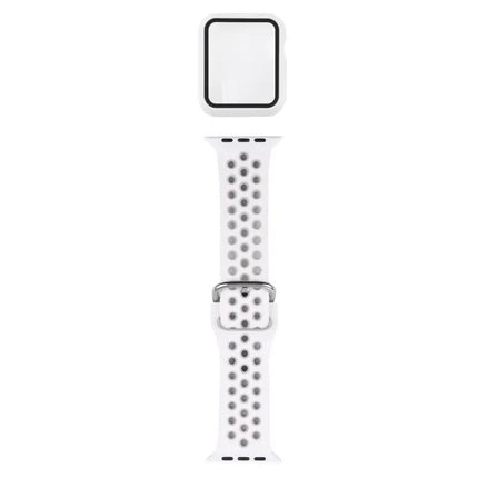 Silicone Strap Case Screen Guard Set for Apple Watch 40mm
