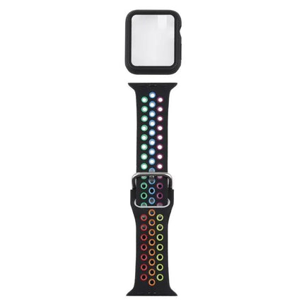 Apple Watch 42mm Silicone Strap Case Screen Protector Set