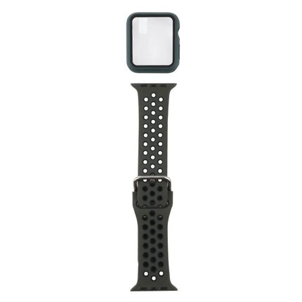 Apple Watch 42mm Silicone Strap Case Screen Protector Set