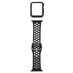 For Apple Watch Series 6 / 5 / 4 / Watch SE 44mm / Black White