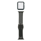 For Apple Watch Series 6 / 5 / 4 / Watch SE 44mm / Olive Green Black