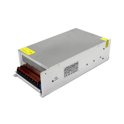 Reliable LED Light Bar Power Supply For Security Displays with aluminum housing, 12V DC stable output, compact mains-to-12V converter