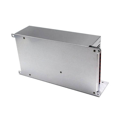 Reliable LED Light Bar Power Supply For Security Displays with aluminum housing and 12V DC output, compact mains-to-12V converter