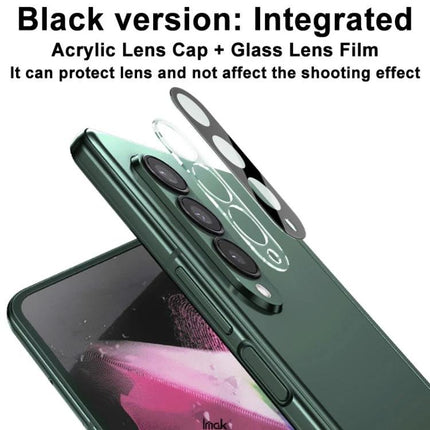 Tempered Glass Camera Protector For Samsung Galaxy Z Fold Series Everyday Lens Protection glass lens cap on green Fold phone