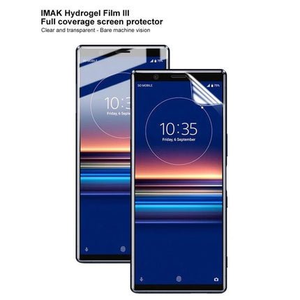 IMAK Curved Hydrogel Screen Protector For Smartphones clear ultra-thin hydrogel film providing edge-to-edge protection for curved displays
