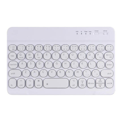 Detachable Bluetooth Keyboard Case for iPad mini 6 with Backlight - White Bluetooth detachable keyboard top view