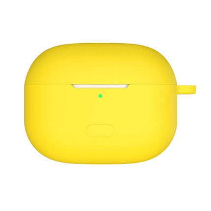 Liquid Silicone Case for Protecting Vivo Earphones in Daily Use - bright yellow protective silicone charging-port-friendly case