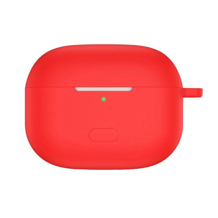 Liquid Silicone Case for Protecting Vivo Earphones in Daily Use - red protective case with reserved charging port and dust protection