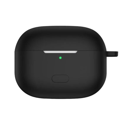 Liquid Silicone Case for Protecting Vivo Earphones in Daily Use - black silicone protective case with charging port access