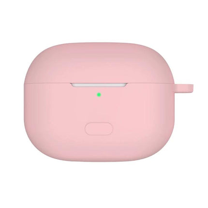 Liquid Silicone Case for Protecting Vivo Earphones in Daily Use - pink protective case with charging port access