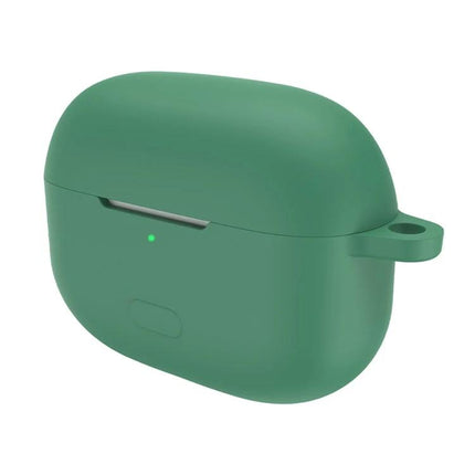 Liquid Silicone Case for Protecting Vivo Earphones in Daily Use — green slim protective cover with reserved charging port