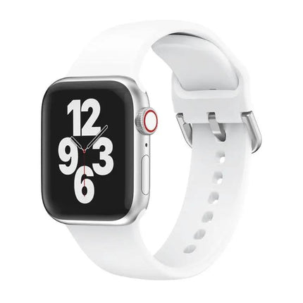 Silicone Buckle Replacement Strap For Apple Watch 38-45mm