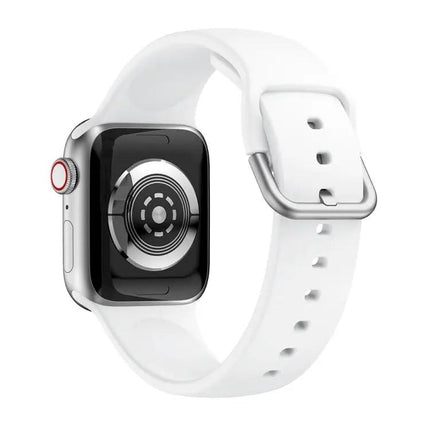 Silicone Buckle Replacement Strap For Apple Watch 38-45mm
