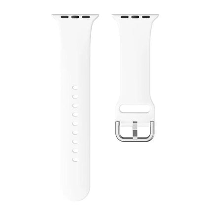 Silicone Buckle Replacement Strap For Apple Watch 38-45mm