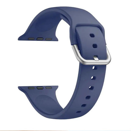 Silicone Buckle Replacement Strap For Apple Watch 38-45mm