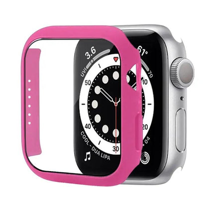 Shockproof PC Case With Tempered Glass For Apple Watch 41mm