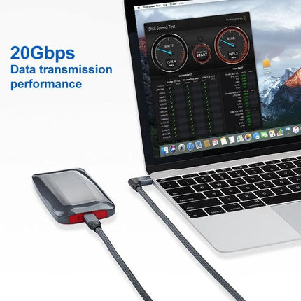Practical USB-C Cable for Everyday Device Connections fast 20Gbps file transfer and laptop charging setup