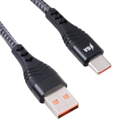 USB to USB-C Woven Cable for Daily Device Charging Needs – braided cable with USB-A to USB-C connectors for smartphone, tablet, laptop charging