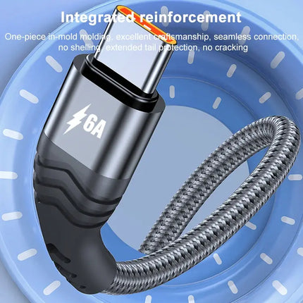 USB to USB-C Woven Cable for Daily Device Charging Needs